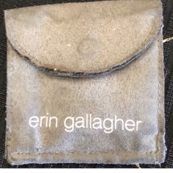 Erin Gallagher Tigers Eye Gold Tone Metal Chain Detail Jewelry Set - Picture 11 of 12